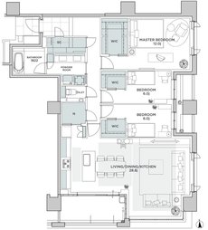 グランドメゾンThe本山鹿子町 間取り C TYPE