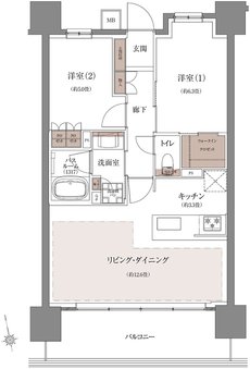 ザ・ライオンズ千林駅前 間取り C TYPE