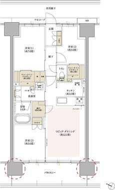 豊橋駅前MID GATE プロジェクト 間取り C TYPE