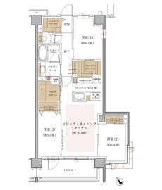 エクセレントシティ幕張 THE GRAN 間取り M type