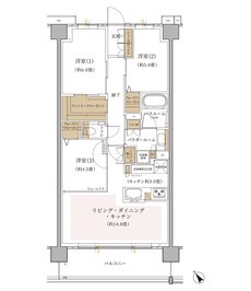 エクセレントシティ幕張 THE GRAN 間取り L type