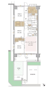 エクセレントシティ幕張 THE GRAN 間取り Rg type