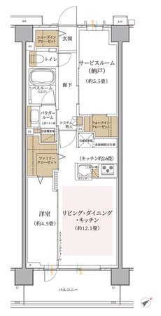 エクセレントシティ幕張 THE GRAN 間取り O2 type