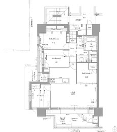 アーティックス黒崎駅ヘリテイジ 間取り A TYPE