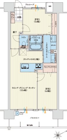 アルファステイツ四日市新正II 間取り D TYPE［基本プラン］