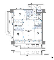 ビバシティ城栄弐番館アクア 間取り A type
