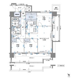 ビバシティ城栄弐番館アクア 間取り C type