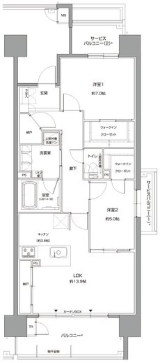リコット新上挙母 間取り C type menu2