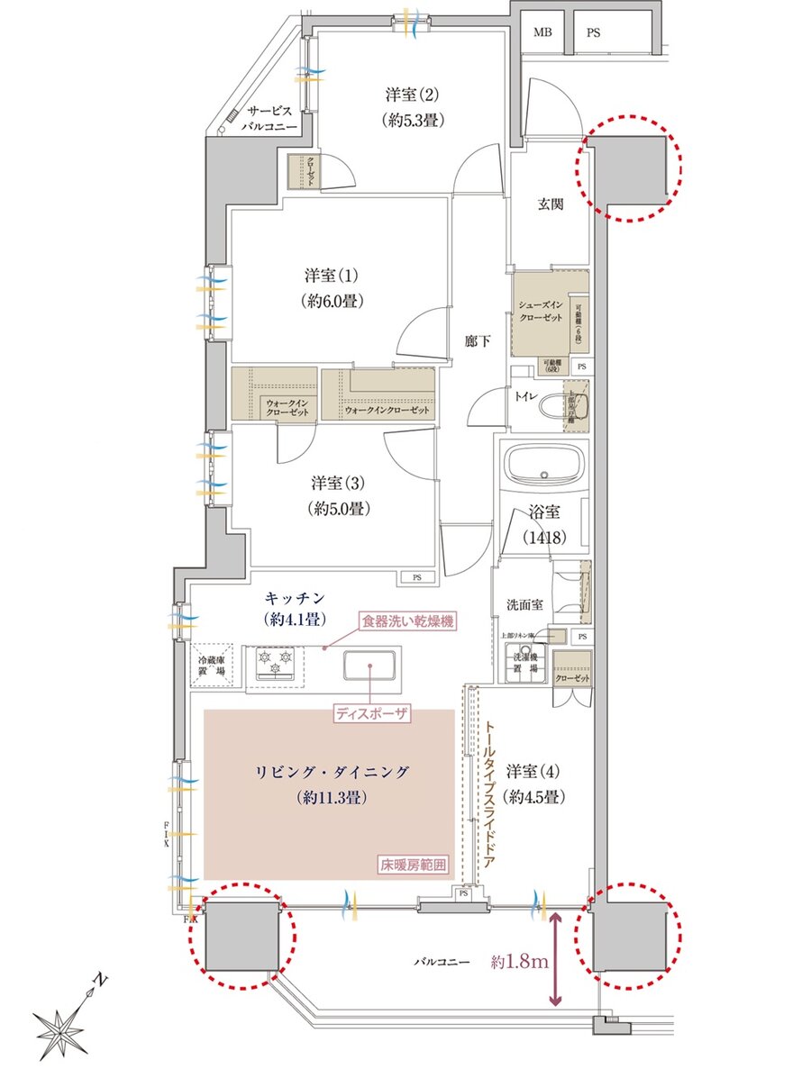 THE MACHIDA CLASS PROJECT 間取り G TYPE