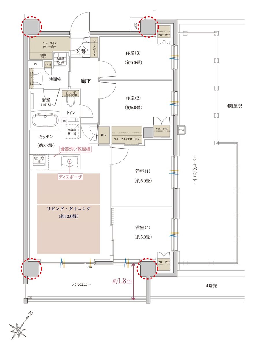 THE MACHIDA CLASS PROJECT 間取り Or TYPE
