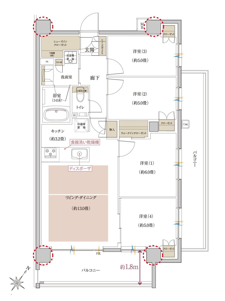 THE MACHIDA CLASS PROJECT 間取り O TYPE