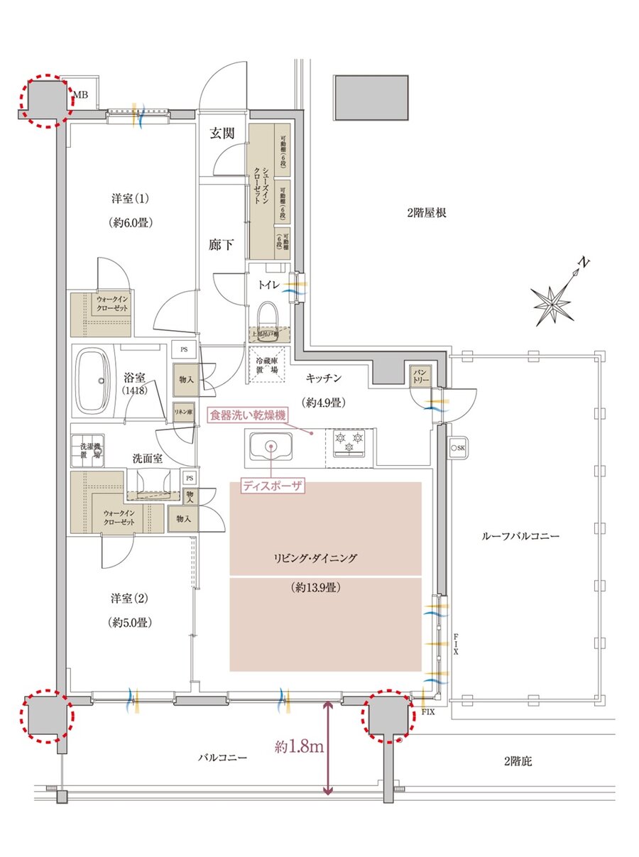 THE MACHIDA CLASS PROJECT 間取り L TYPE