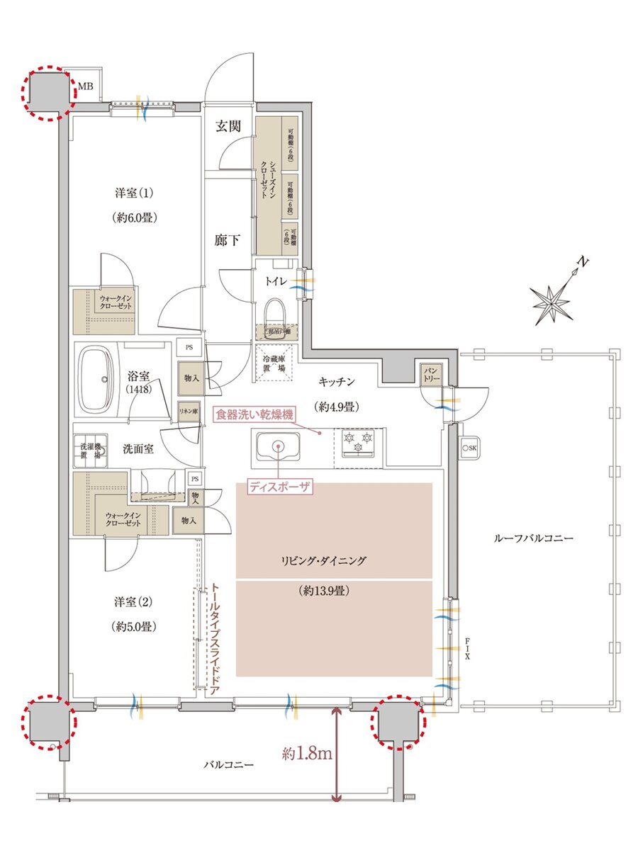 THE MACHIDA CLASS PROJECT 間取り L TYPE