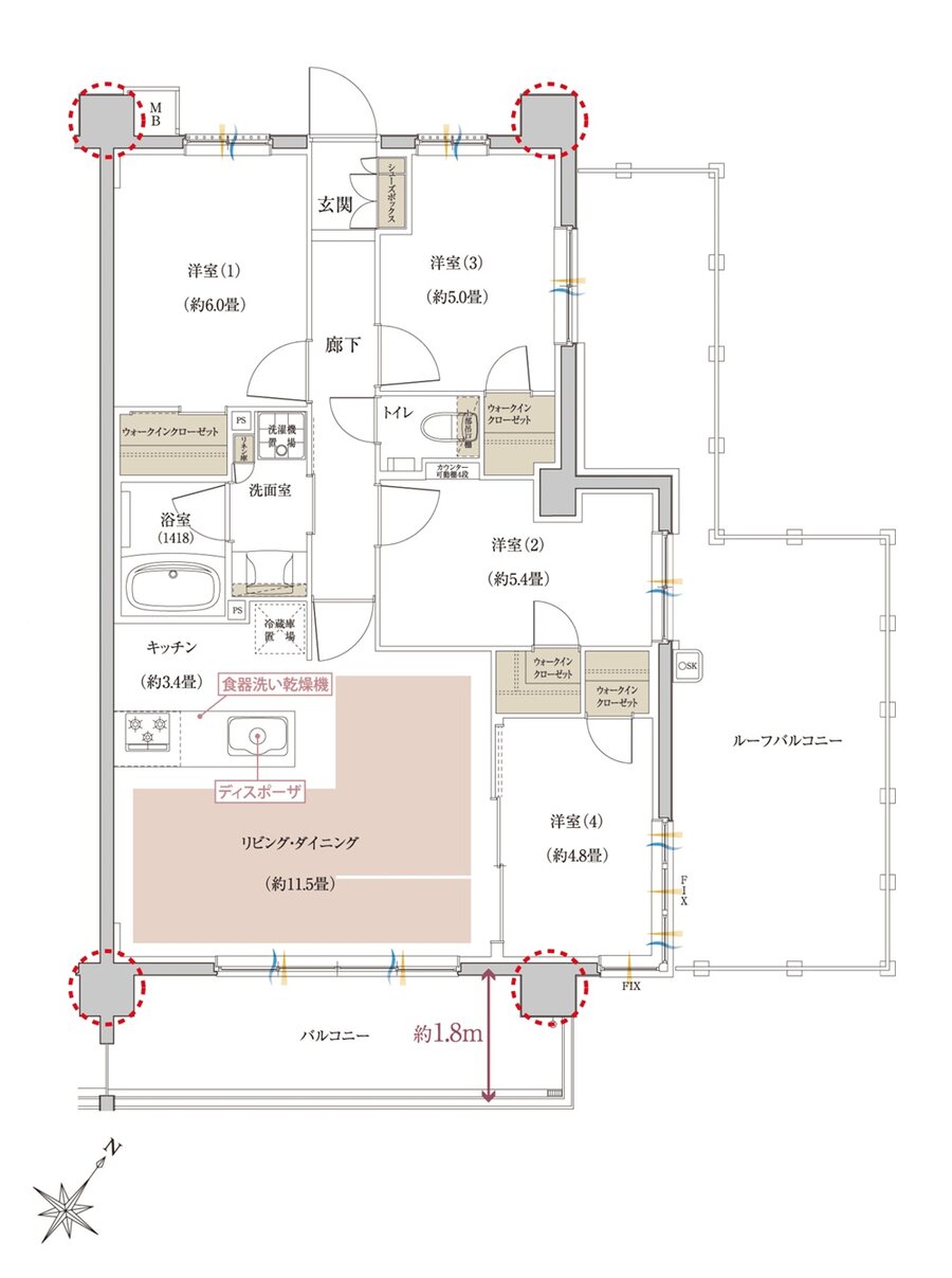 THE MACHIDA CLASS PROJECT 間取り N TYPE