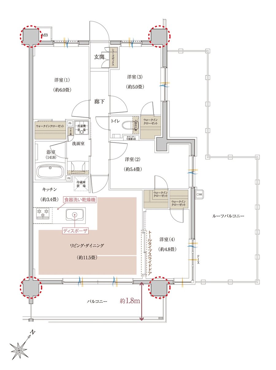 THE MACHIDA CLASS PROJECT 間取り N TYPE