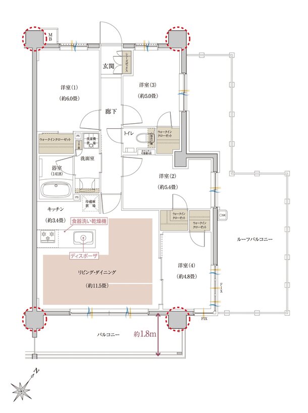 THE MACHIDA CLASS PROJECT 間取り N TYPE