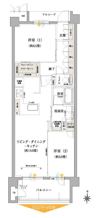 サンクレーア本郷 間取り C type