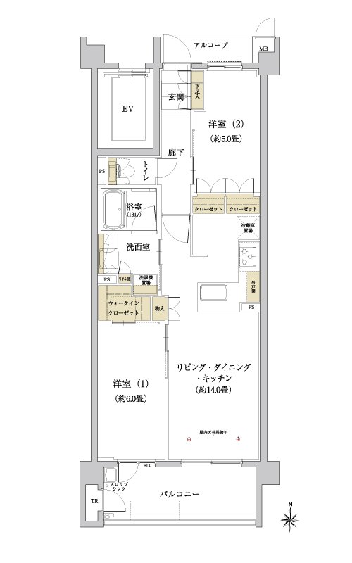 サンクレーア本郷 間取り Dタイプ