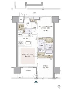 クレアホームズ松山南堀端 ザ・プレミアム 間取り Bタイプ［MENU PLAN2］