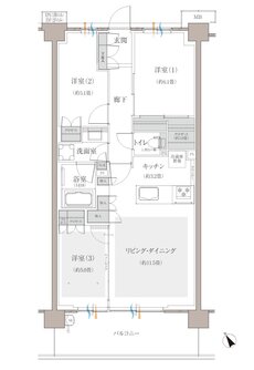 多摩川シーズンズ 間取り C5 type