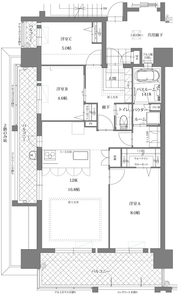 サングレート今宿駅南 間取り A type