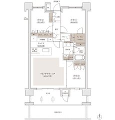パークホームズ福岡浄水通 間取り Egタイプ