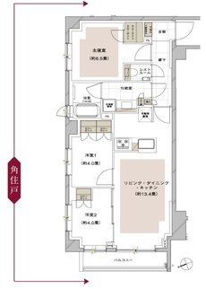 ピアース石神井公園 間取り H type