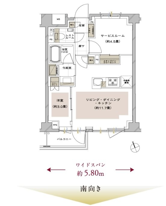ピアース石神井公園 間取り C type［MENU PLAN］