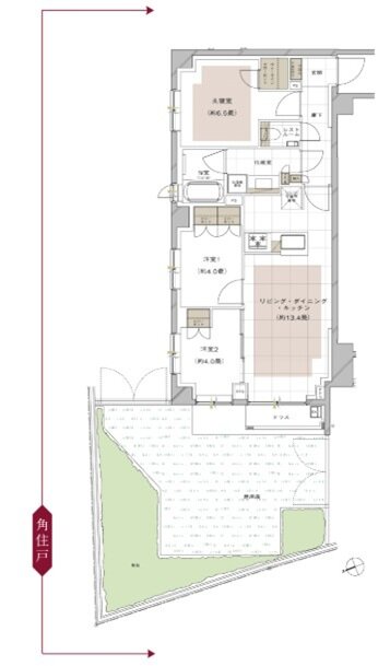 ピアース石神井公園 間取り Hg type