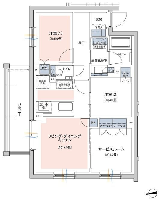 ウィルローズ光が丘 間取り A TYPE