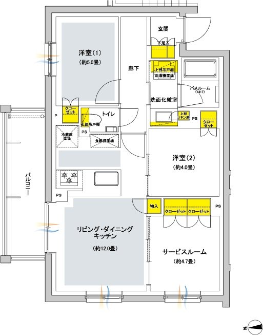 ウィルローズ光が丘 間取り A TYPE