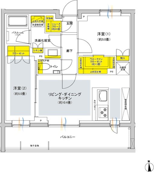 ウィルローズ光が丘 間取り F TYPE