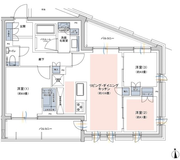ウィルローズ光が丘 間取り G TYPE