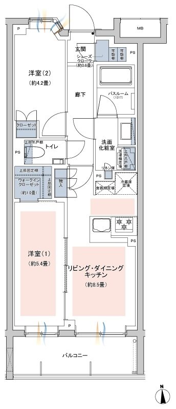 ウィルローズ光が丘 間取り C TYPE