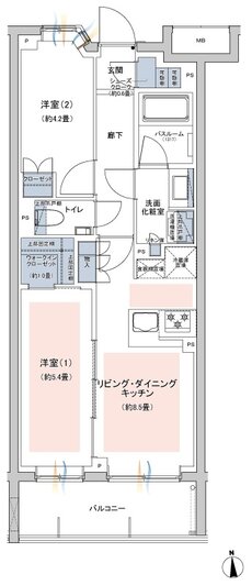 ウィルローズ光が丘 間取り C TYPE