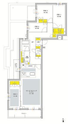 ウィルローズ光が丘 間取り H TYPE