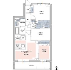 ウィルローズ光が丘 間取り E type