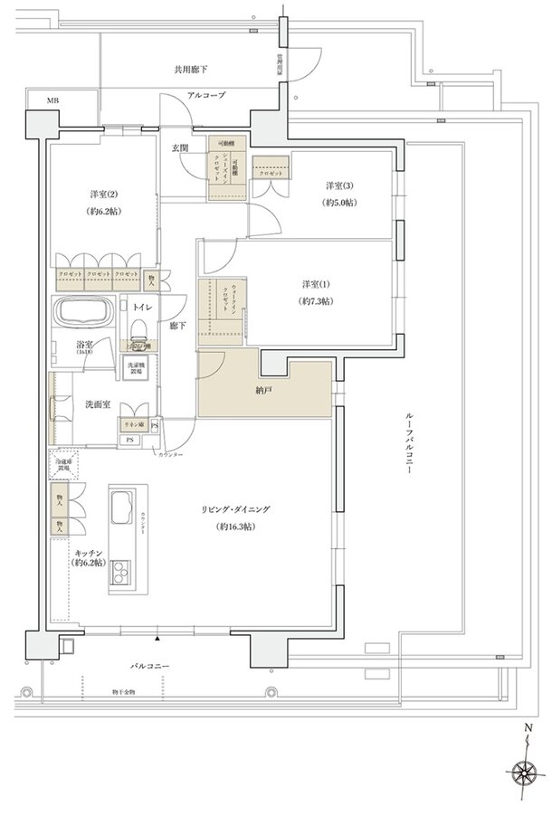 シエリア京都桂川 間取り Ir TYPE