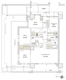 シエリア京都桂川 間取り B2r TYPE
