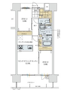 アルファステイツ大元中央公園 間取り B TYPE