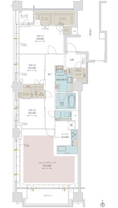 プラウド京都二条城 間取り B type