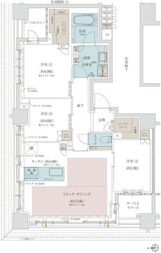プラウド京都二条城 間取り A type