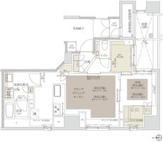 プラウド京都四条堀川 間取り B type【MENU2】