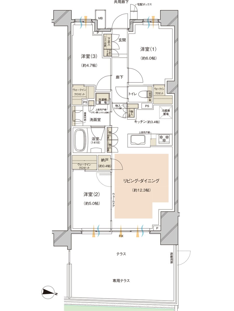 レーベン川越 VANFORTIER 間取り Gt type