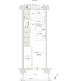 クレアネクスト下荒田 プラージュ 間取り B TYPE