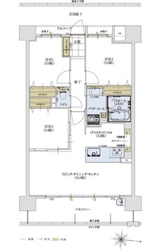アルファステイツ筑紫野 間取り D type