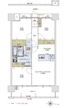 アルファステイツ筑紫野 間取り G type