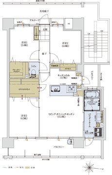 アルファステイツ筑紫野 間取り I type