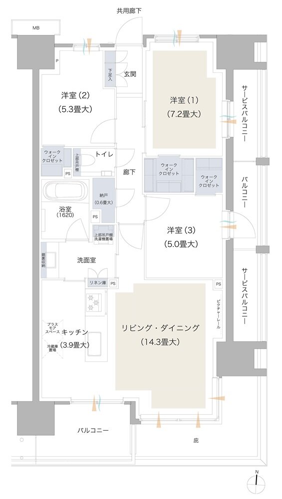 ブランズシティ品川テラス 間取り SL TYPE