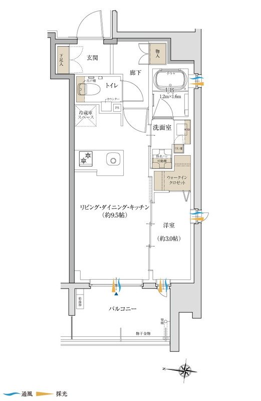 ソルティア川越 間取り Cタイプ